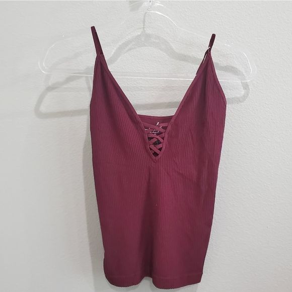 Free People intimately maroon top - Picture 1 of 4